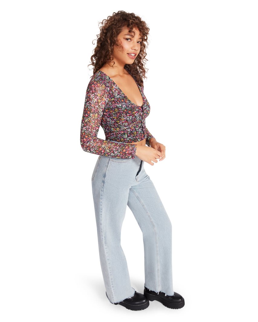 Tops Steve Madden Luna Floral Mujer Multicolor | ES TBE960